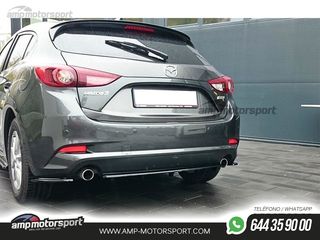 AÑADIDO DE DIFUSOR MAZDA 3 2017-- NEGRO MATE