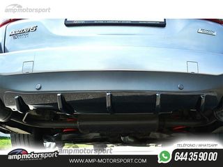 DIFUSOR TRASERO MAZDA 6 GJ 2012-2014 NEGRO MATE
