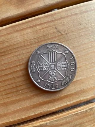 Moneda 100 Pesetas Plata 1966