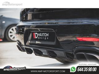 DIFUSOR TRASERO PORSCHE PANAMERA 2013-2016 NEGRO MATE