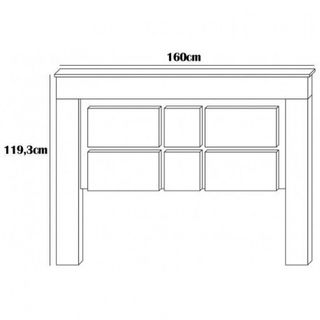 ✅CABECERO LARA Y 2 MESITAS MUEBLE KIT Nuevo