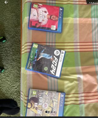 Lote Juegos FIFA PS4/PS5: FIFA 17, 20, FC 24