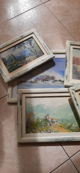 5 oli e 1 acquerello