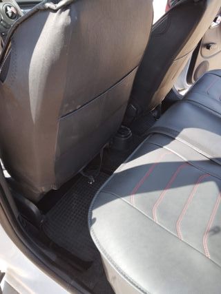 Fundas coche 5 plazas negro/rojo