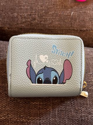 Portafoglio Stitch Disney Azzurro