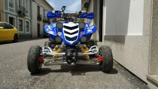 Ruedas carretera quad Yamaha y amortiguadores 