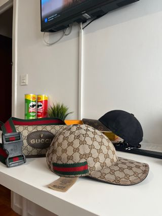 Gorra Gucci Original Beige/Marrón medición: s56