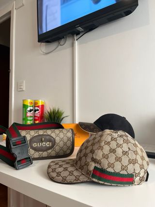 Gorra Gucci Original Beige/Marrón medición: s56