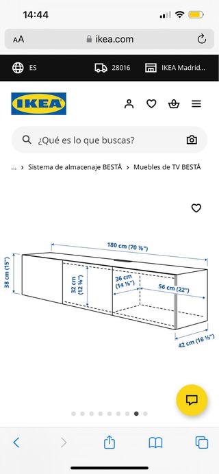 Mueble TV Ikea Besta
