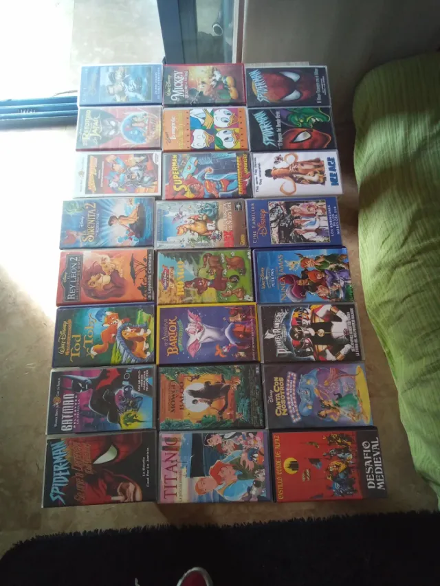 Lote Películas VHS Disney Clásicos