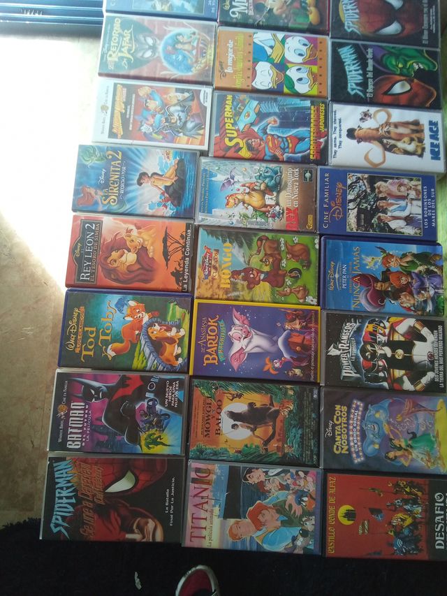 Lote Películas VHS Disney Clásicos