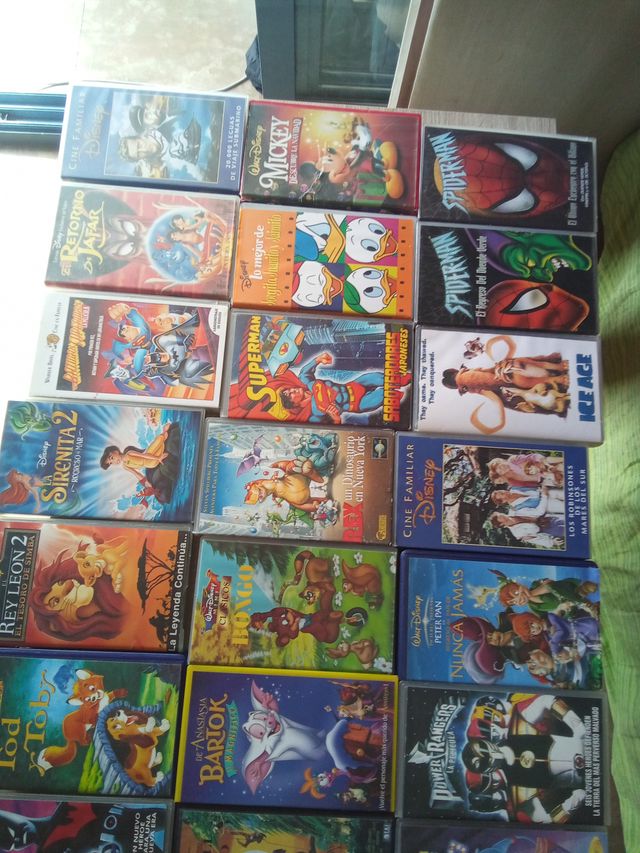 Lote Películas VHS Disney Clásicos