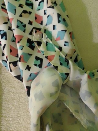 Blusa mujer estampado geométrico