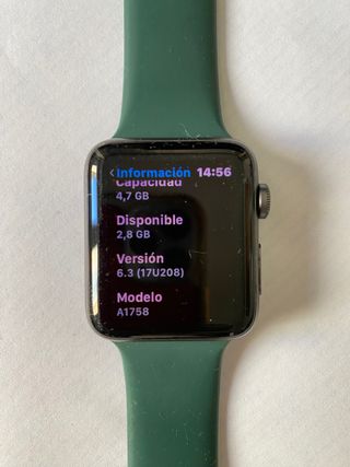 Apple Watch S2 Space Gray/Verde
