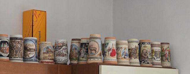 Collezione 12 Boccali Birra Ceramica