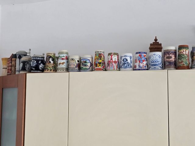 Collezione 12 Boccali Birra Ceramica