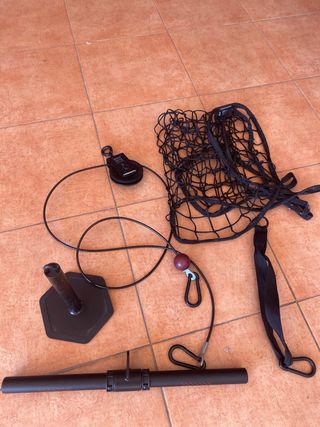 Polea de musculación con accesorios