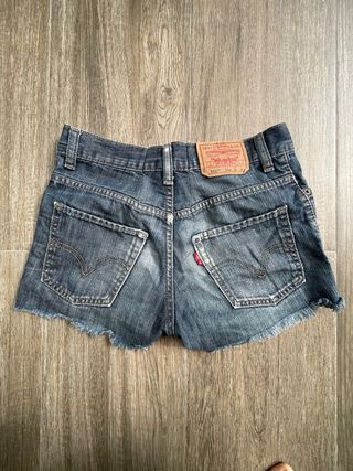 Shorts vaqueros Levi's azul oscuro
