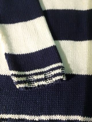 Chaqueta de punto mujer rayas