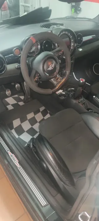 Alfombras Mini R55 JCW a cuadros