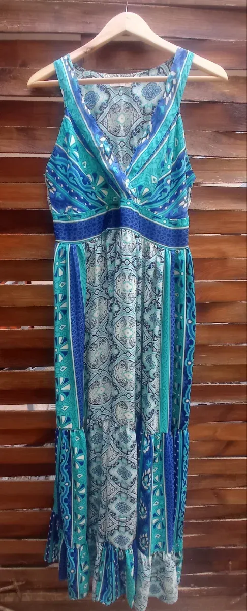 Vestido Boho Largo Estampado