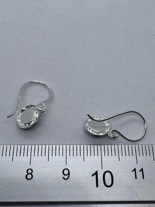 Pendientes Plata 925 Onix Negro