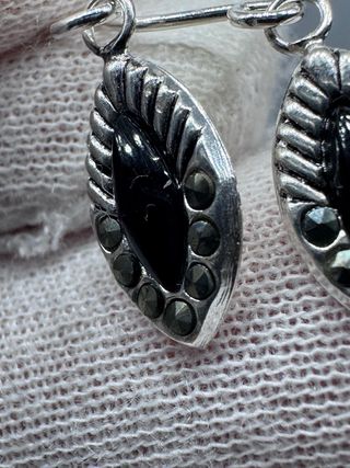 Pendientes Plata 925 Onix