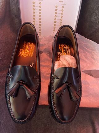 Mocasines Castellano Piel Antik Negro Talla 36