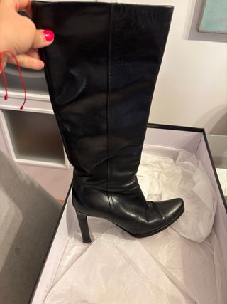 Stivali con tacco Prada taglia 37