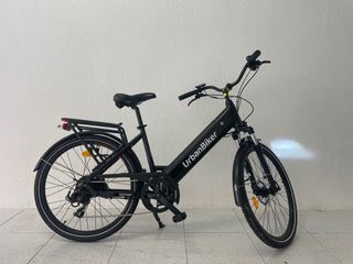 Bicicleta UrbanBiker Eléctrica Negra
