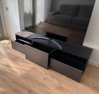 Mueble TV Ikea Besta Negro