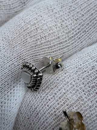 Pendientes Plata 925 Nácar Mini