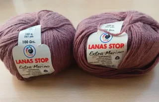 2 Ovillos Lana Stop Extra Merino 
