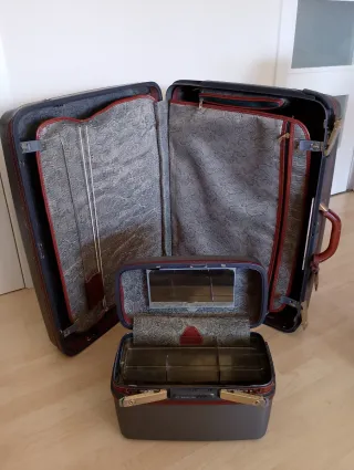 Maleta y neceser vintage Samsonite