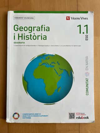 libro geografia i historia 1 ESO 1.1 vicens vives