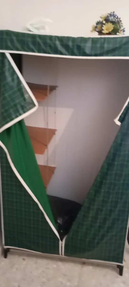 Armario Desmontable Tela Verde