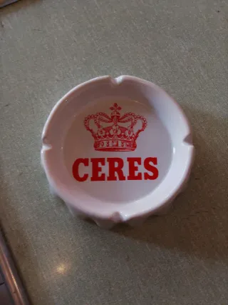 Posacenere Ceres con corona rossa