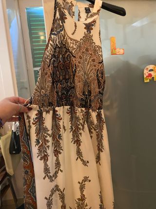 Vestito lungo fantasia taglia unica