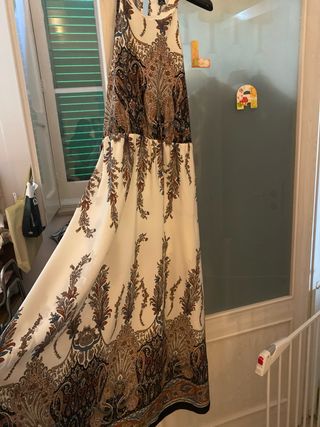 Vestito lungo fantasia taglia unica