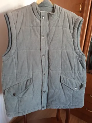 Chaleco hombre gris talla 50