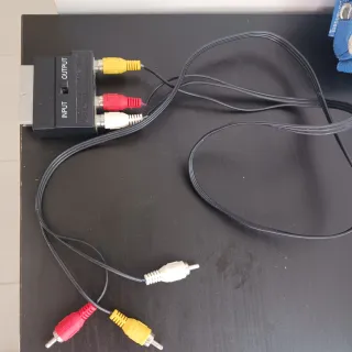 Adaptador SCART a RCA con cables