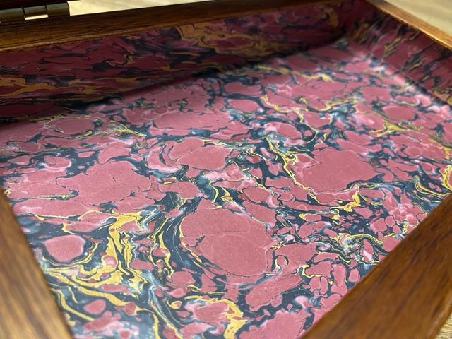 Caja artesanal de madera diseño único