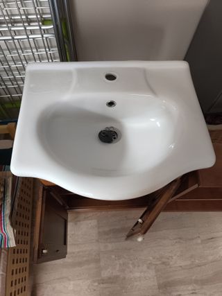 Set muebles de baño madera pino