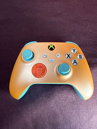 Mando Xbox Series Naranja y Azul