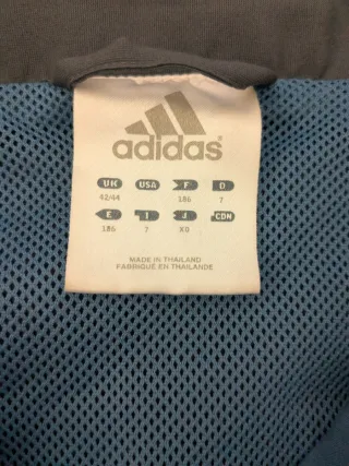 Chaqueta Adidas Y2K Azul y Gris
