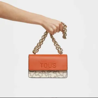 Bolso Tous pequeño bandolera naranja