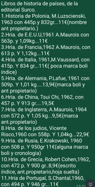 Libros de historia de países, de  editorial Surco