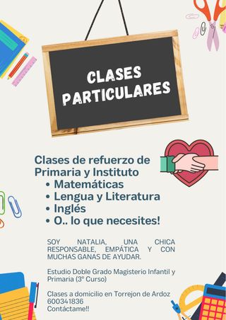 Clases particulares para Primaria