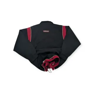 Chaqueta Adidas Vintage 90s Negra y Roja