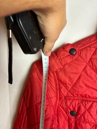 Barbour International Chaqueta Roja Mujer